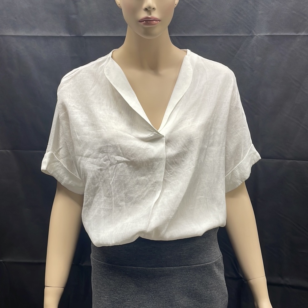 SHEIN Women's White & Black Short Sleeve Top Bundle
